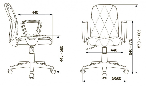 Кресло Бюрократ CH-W327